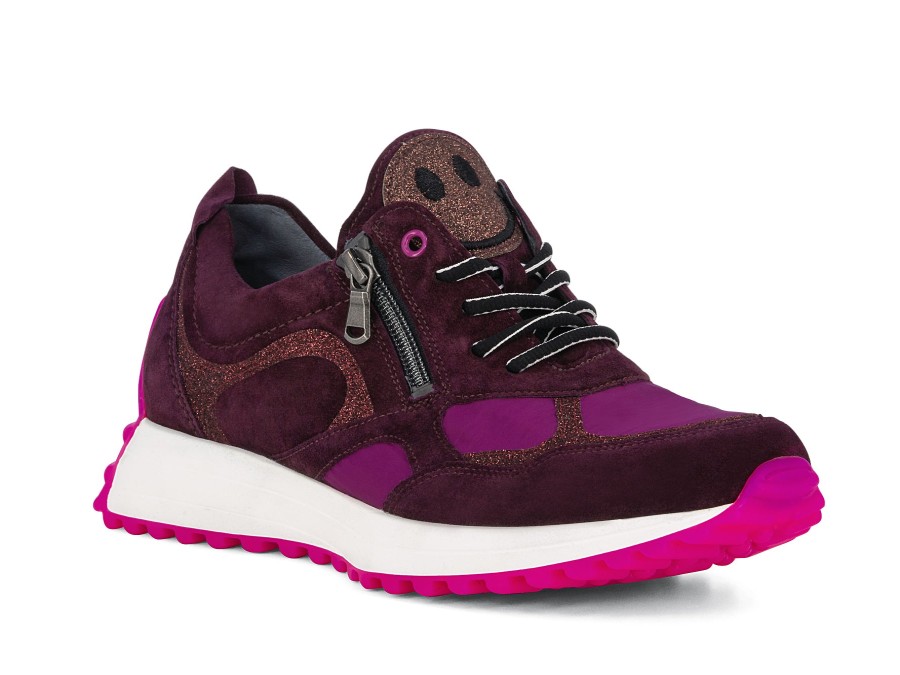 Woman WALDLAUFER Sneakers | Weleri Merlot | Peter Sheppard Footwear