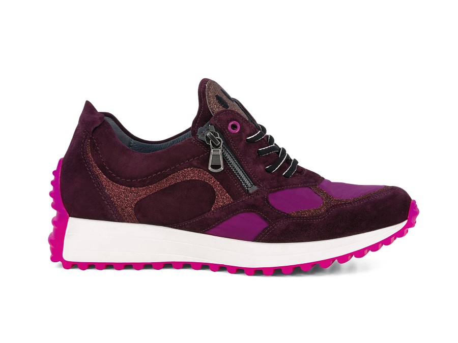 Woman WALDLAUFER Sneakers | Weleri Merlot | Peter Sheppard Footwear