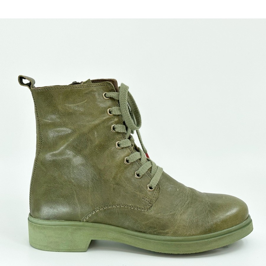 Woman THINK OUTLET Ankle Boots | 3-000406 Olive | Peter Sheppard Footwear