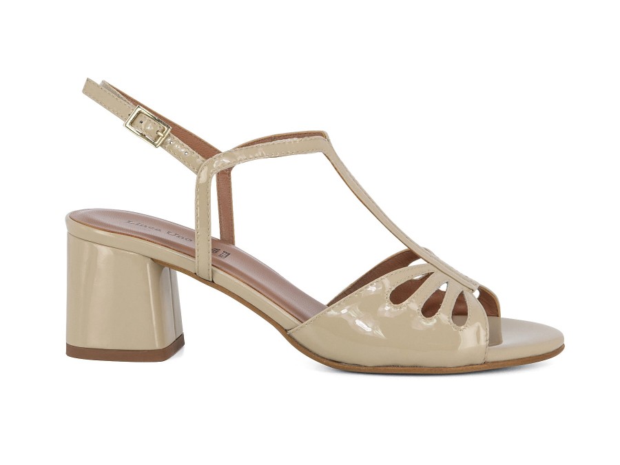 Woman LINEA UNO Sandals | Lamerton Soft Blush | Peter Sheppard Footwear