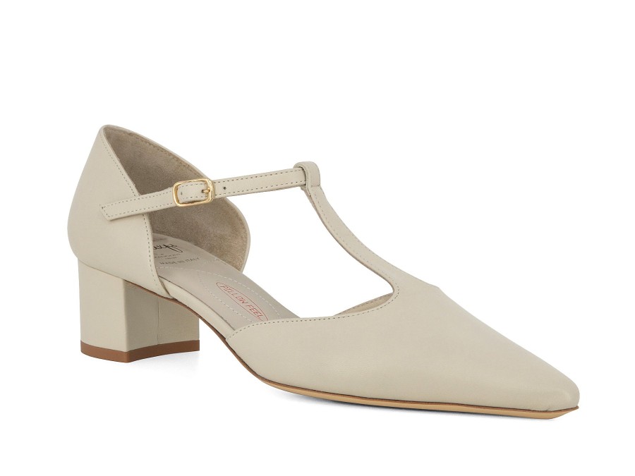 Woman AMALFI Heels | Pipistrello Beige | Peter Sheppard Footwear