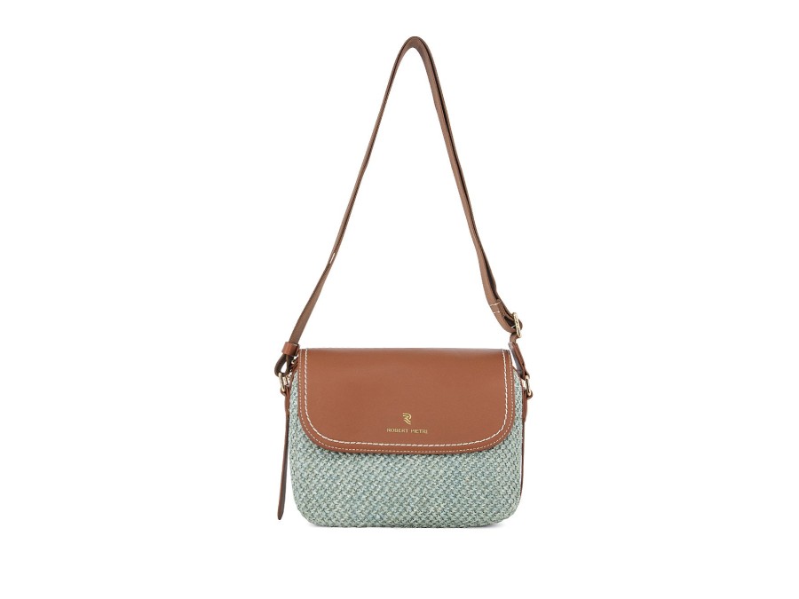 Woman ROBERT PIETRI Handbags & Wallets | 6464 Hb Blue~Tan | Peter Sheppard Footwear