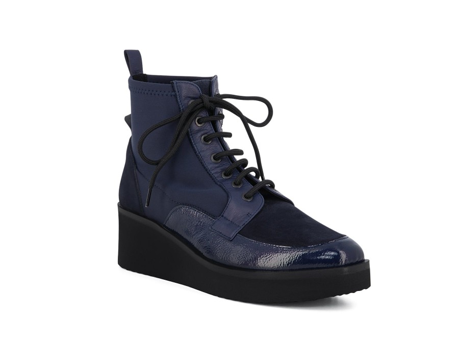 Woman HUGO SHEPPARD Ankle Boots | Desoto Blue | Peter Sheppard Footwear