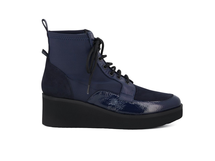 Woman HUGO SHEPPARD Ankle Boots | Desoto Blue | Peter Sheppard Footwear