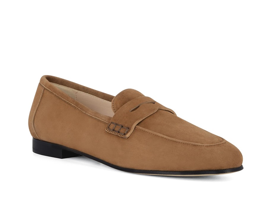 Woman VIA MERCANTI Loafers | Vivien Cognac | Peter Sheppard Footwear