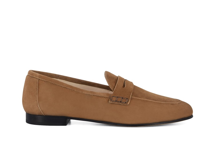 Woman VIA MERCANTI Loafers | Vivien Cognac | Peter Sheppard Footwear