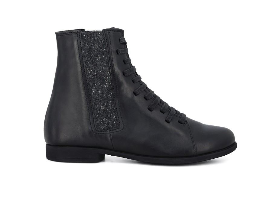 Woman THINK! Ankle Boots | Torr Black | Peter Sheppard Footwear