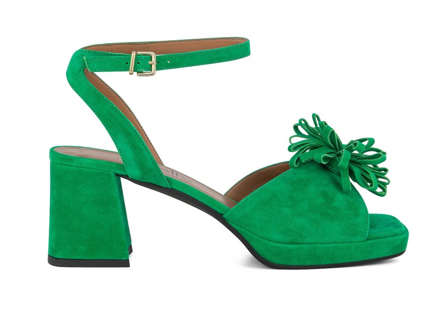 Woman LE GAZZELLE Sandals | Latera Green | Peter Sheppard Footwear