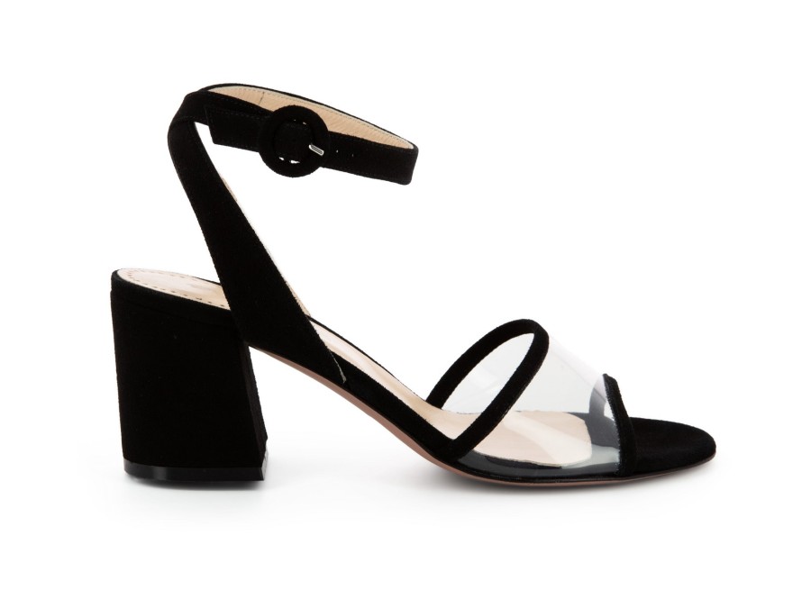 Woman EVA LUNA Heels | Elmina Black | Peter Sheppard Footwear