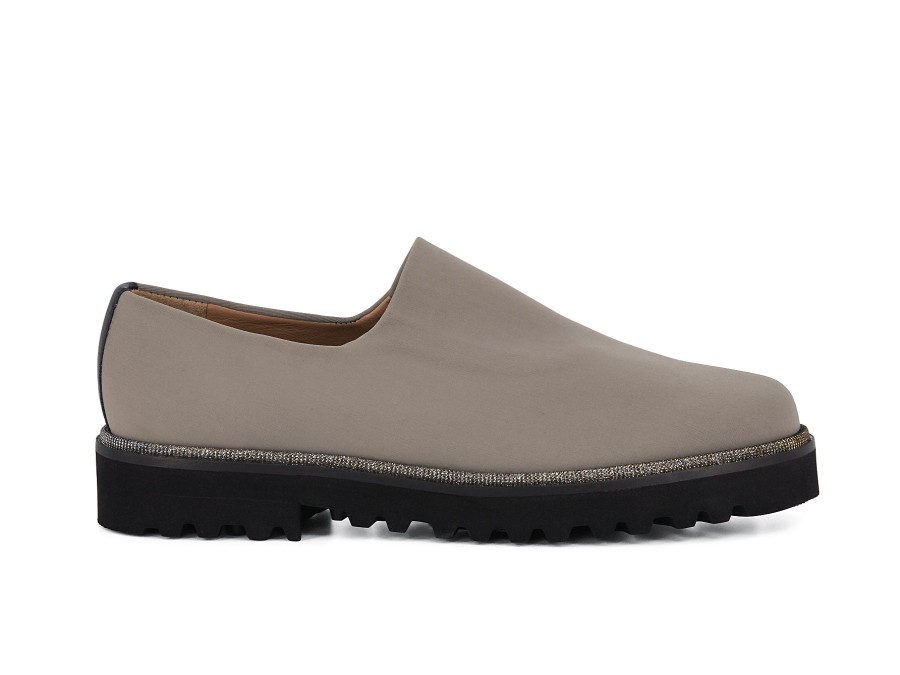 Woman VIA MERCANTI Slip-Ons | Vuola Light Taupe | Peter Sheppard Footwear