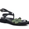 Woman ARCHE Sandals | Makuow Navy~Green | Peter Sheppard Footwear