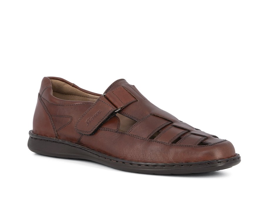 Man SIOUX Sandals | Elcino Tan | Peter Sheppard Footwear