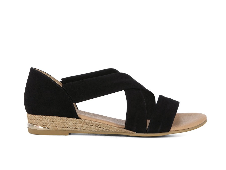 Woman PINAZ Sandals | Sardenia Black | Peter Sheppard Footwear