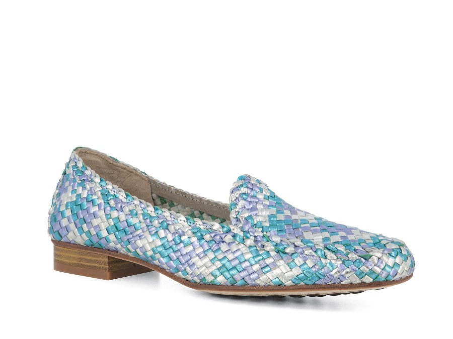 Woman SORELLE BENSONI Loafers | Keara Silver Multi | Peter Sheppard Footwear