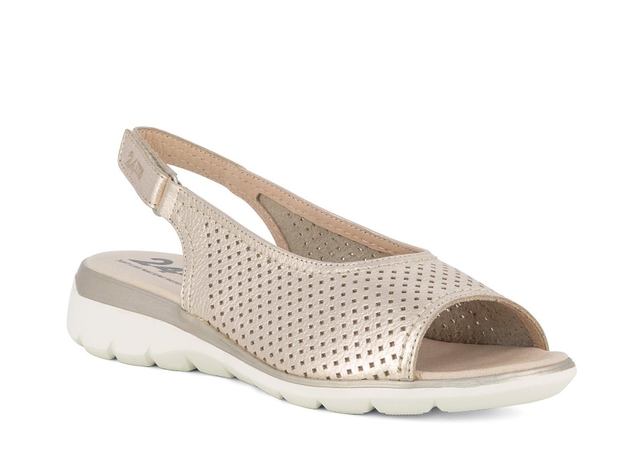 Woman 24HRS Sandals | 25686 Soft Gold | Peter Sheppard Footwear