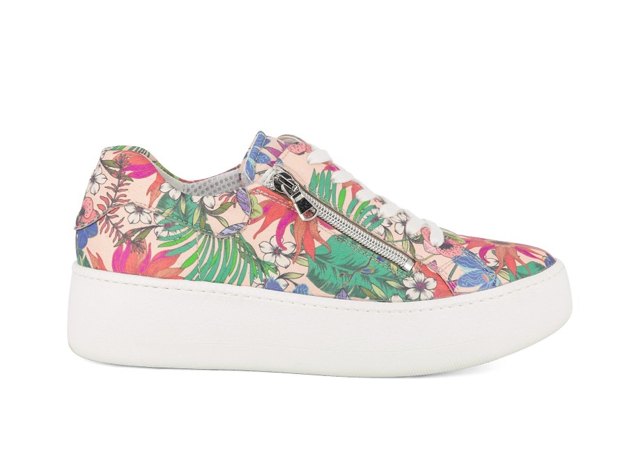 Woman WALDLAUFER Sneakers | Wetzlar Pink Floral | Peter Sheppard Footwear