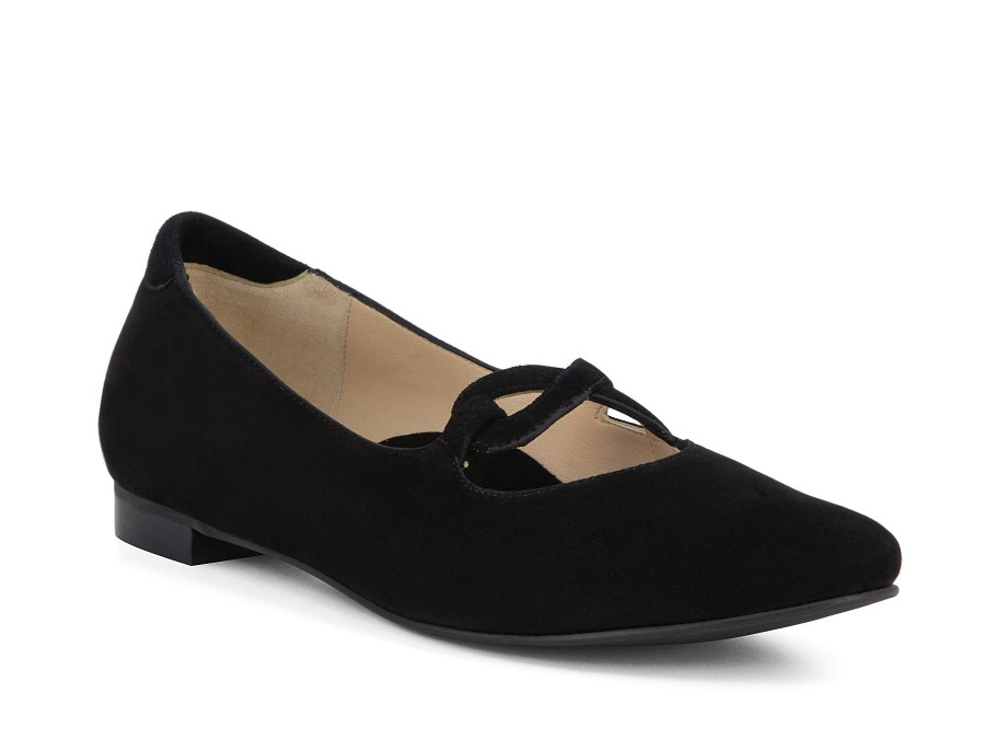 Woman PIESANTO Ballerina Flats | Payslee Black | Peter Sheppard Footwear