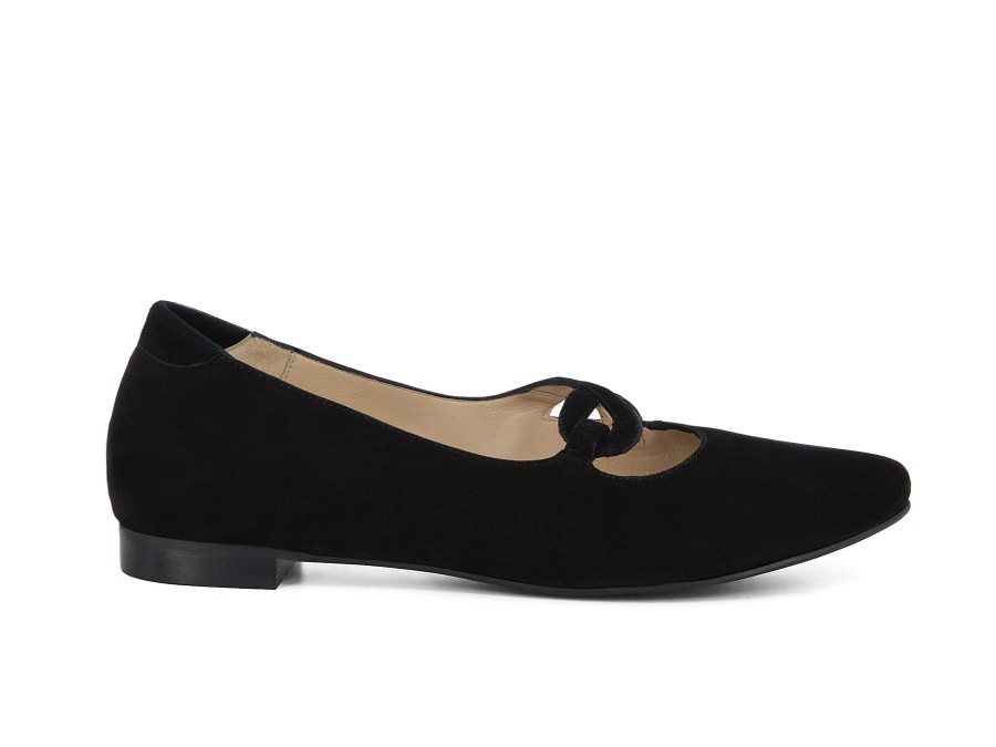 Woman PIESANTO Ballerina Flats | Payslee Black | Peter Sheppard Footwear