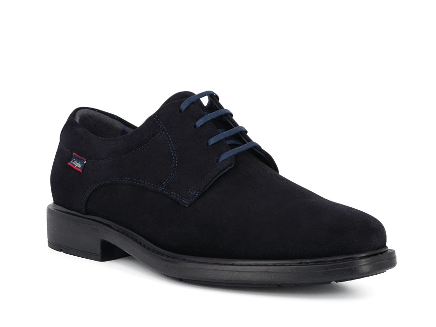 Man CALLAGHAN Lace-Ups | Criston Navy Blue | Peter Sheppard Footwear