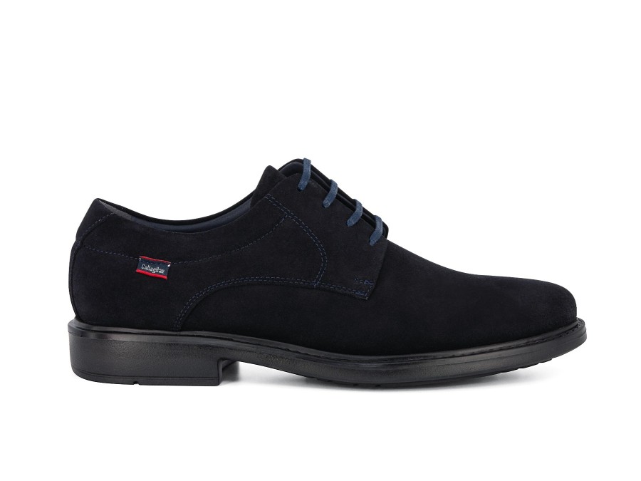 Man CALLAGHAN Lace-Ups | Criston Navy Blue | Peter Sheppard Footwear