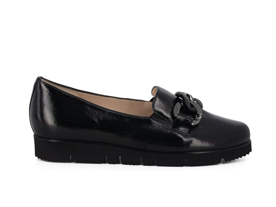 Woman HASSIA Slip-Ons | 4-30 1537 Black | Peter Sheppard Footwear