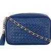 Woman BISBAGS Handbags & Wallets | Hb Bauletto Navy | Peter Sheppard Footwear