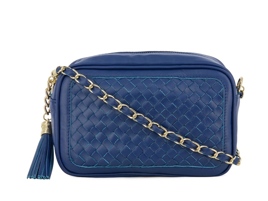 Woman BISBAGS Handbags & Wallets | Hb Bauletto Navy | Peter Sheppard Footwear