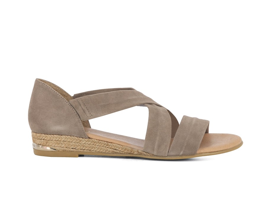 Woman PINAZ Sandals | Sardenia Taupe | Peter Sheppard Footwear