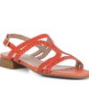 Woman SORELLE BENSONI Sandals | Karat Orange | Peter Sheppard Footwear