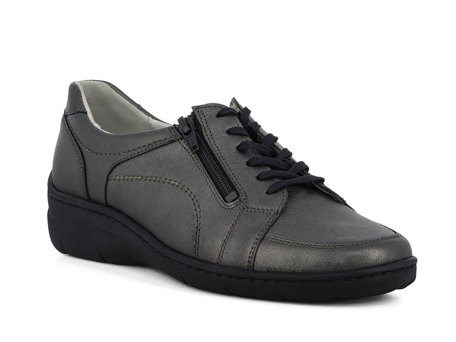 Woman WALDLAUFER Lace-Ups | Wattie Asphalt | Peter Sheppard Footwear