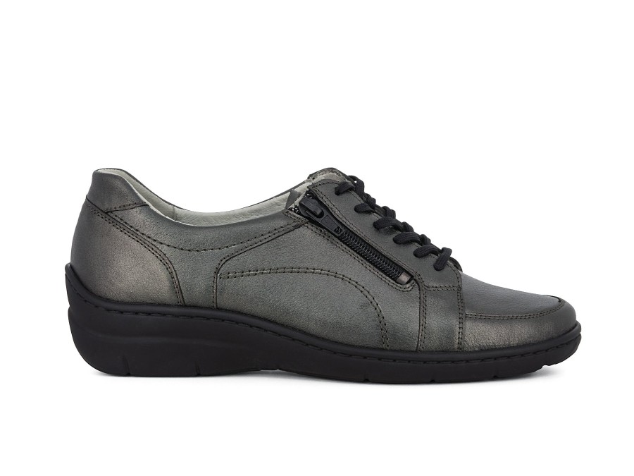 Woman WALDLAUFER Lace-Ups | Wattie Asphalt | Peter Sheppard Footwear