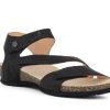 Woman THINK! Sandals | Temora Black | Peter Sheppard Footwear