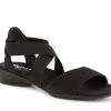 Woman MUNRO Sandals | Bellaire Black | Peter Sheppard Footwear