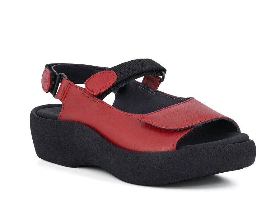 Woman WOLKY Sandals | Tulip Red | Peter Sheppard Footwear