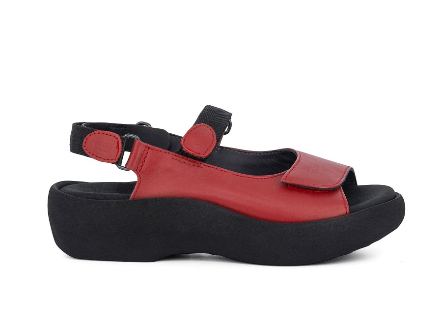 Woman WOLKY Sandals | Tulip Red | Peter Sheppard Footwear