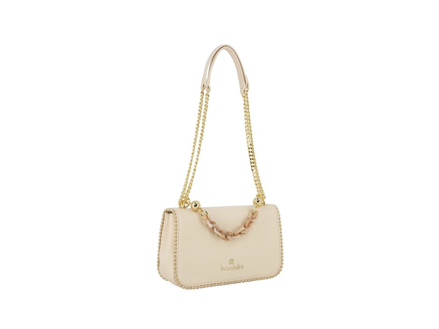 Woman BRACCIALINI HANDBAGS Handbags & Wallets | Hb 17160 Cream | Peter Sheppard Footwear