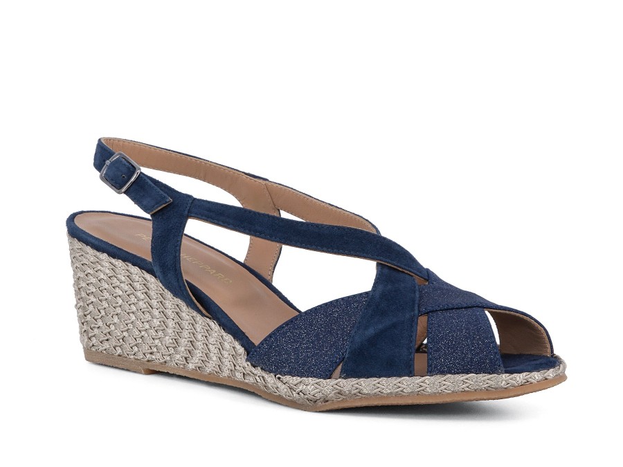 Woman PETER SHEPPARD Espadrilles | Valli Navy | Peter Sheppard Footwear