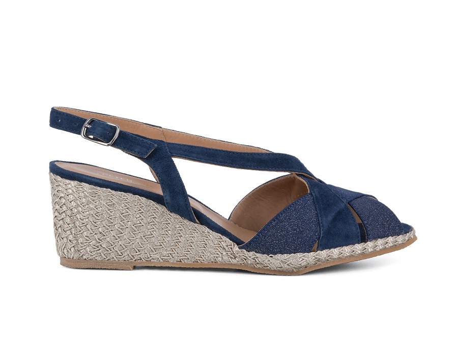 Woman PETER SHEPPARD Espadrilles | Valli Navy | Peter Sheppard Footwear