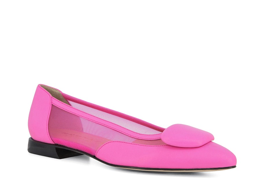 Woman BRUNATE Ballerina Flats | Barbee Pink | Peter Sheppard Footwear