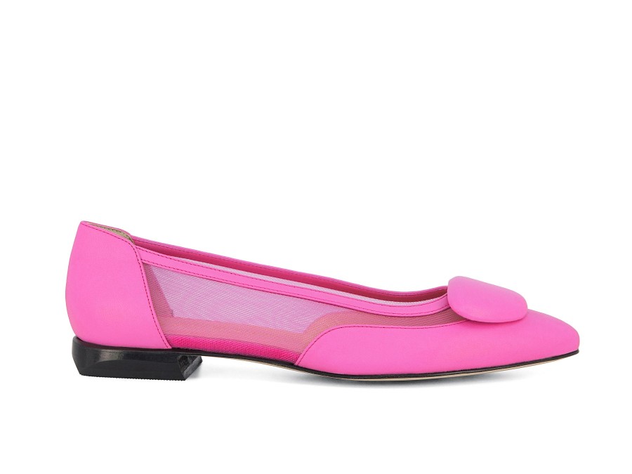 Woman BRUNATE Ballerina Flats | Barbee Pink | Peter Sheppard Footwear