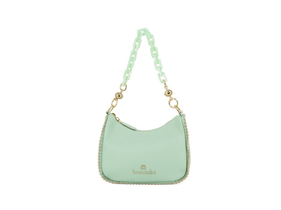 Woman BRACCIALINI HANDBAGS Handbags & Wallets | Hb 17165 Mint | Peter Sheppard Footwear