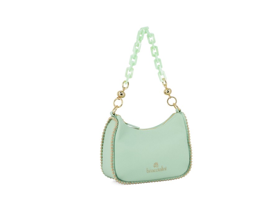 Woman BRACCIALINI HANDBAGS Handbags & Wallets | Hb 17165 Mint | Peter Sheppard Footwear