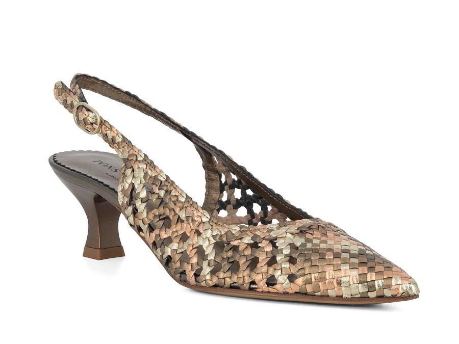 Woman PONS QUINTANA Heels | Carole Multi Metallic | Peter Sheppard Footwear