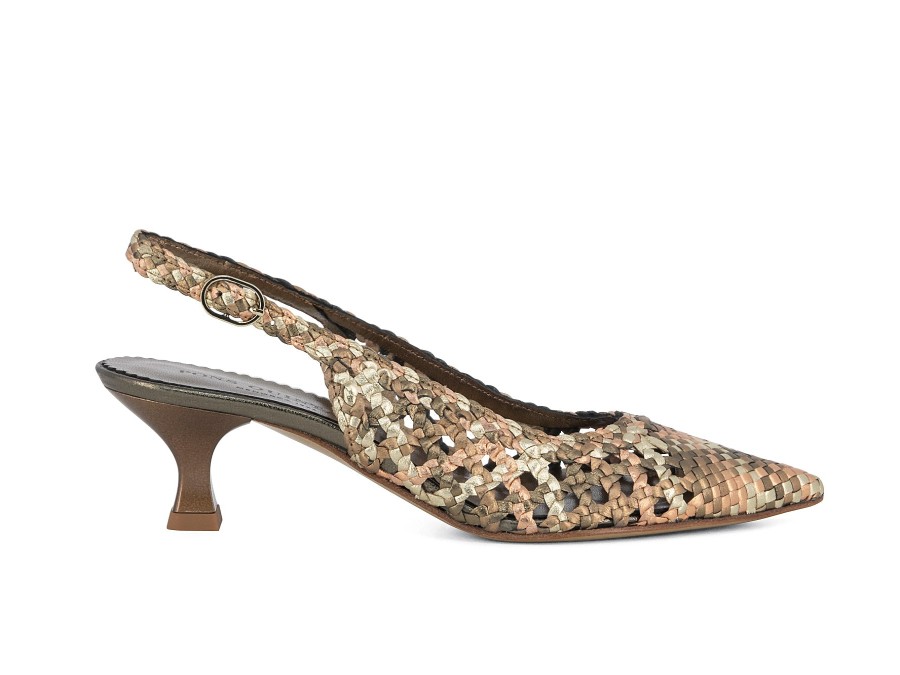 Woman PONS QUINTANA Heels | Carole Multi Metallic | Peter Sheppard Footwear