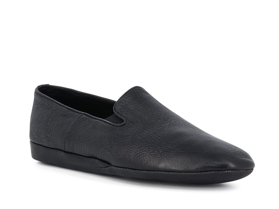 Man GEDA SLIPPERS Slippers | Featon Black | Peter Sheppard Footwear