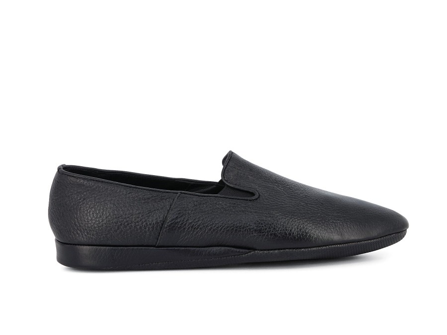 Man GEDA SLIPPERS Slippers | Featon Black | Peter Sheppard Footwear