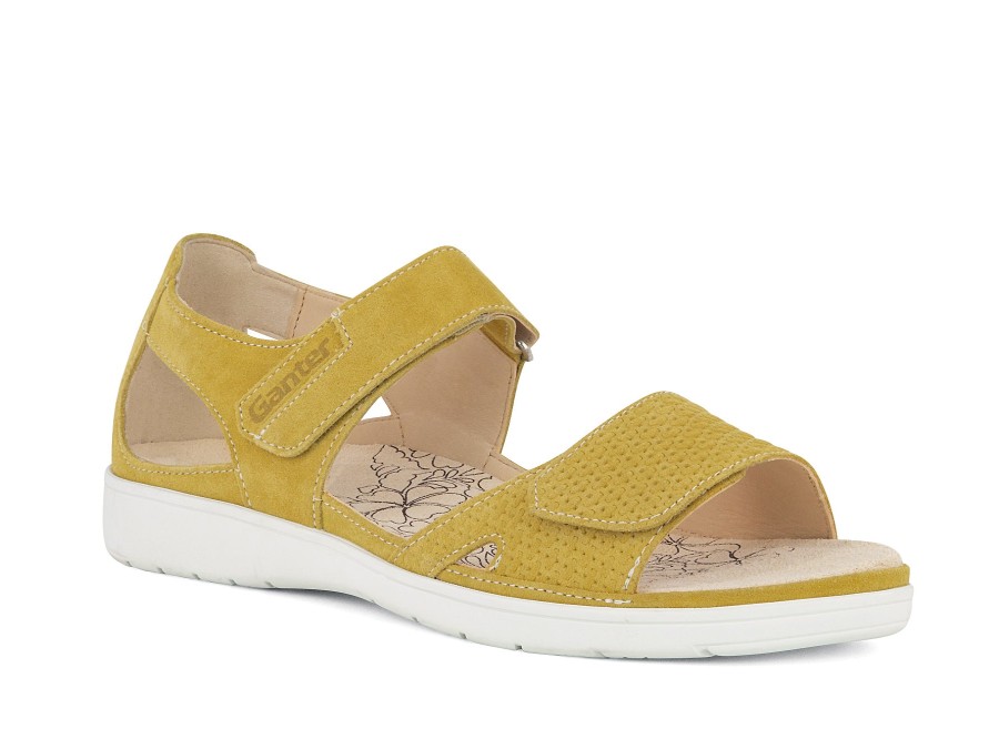 Woman GANTER Sandals | Greer Yellow | Peter Sheppard Footwear