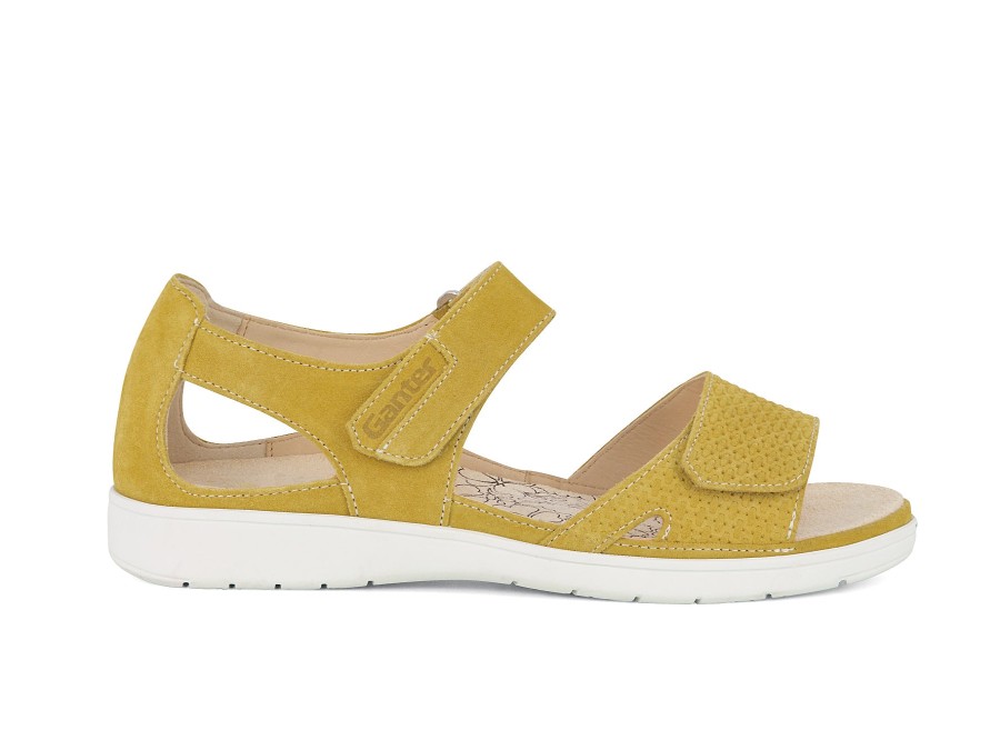 Woman GANTER Sandals | Greer Yellow | Peter Sheppard Footwear