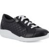 Woman MUNRO Sneakers | Emmie Black | Peter Sheppard Footwear