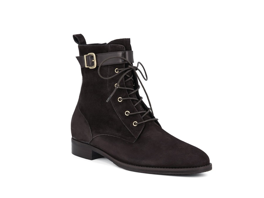 Woman LUCA GROSSI Ankle Boots | Lapelle Chocolate | Peter Sheppard Footwear